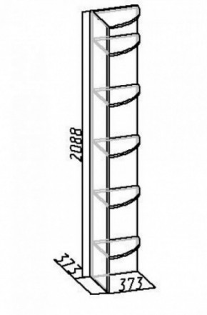 Полка угловая Комфорт 9 в Ревде - revda.mebel-e96.ru