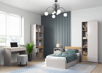 Набор детской мебели Прайм модульный (Олмеко) в Ревде - revda.mebel-e96.ru