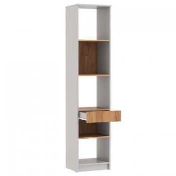 Стеллаж 89.21 Прайм (высокий с ящиком) (Олмеко) в Ревде - revda.mebel-e96.ru