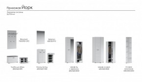 Прихожая Йорк (модульная) (Имп) в Ревде - revda.mebel-e96.ru
