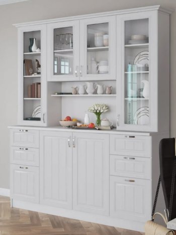 Буфет Прованс-016 (Текс) в Ревде - revda.mebel-e96.ru