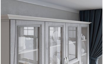 Буфет Прованс-016 (Текс) в Ревде - revda.mebel-e96.ru