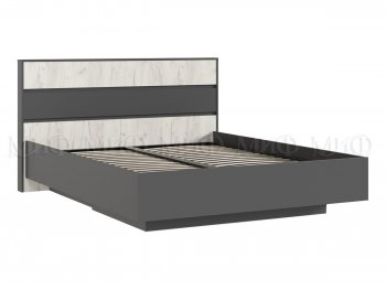 Кровать парящая с ПМ Роджина графит/крафт белый (Миф) в Ревде - revda.mebel-e96.ru