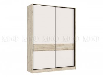 Шкаф-купе 1800 мм Роджина крафт серый/кашемир (Миф) в Ревде - revda.mebel-e96.ru