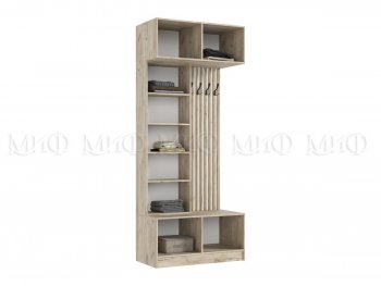 Прихожая Роджина крафт серый/кашемир, модульная (Миф) в Ревде - revda.mebel-e96.ru