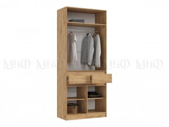 Шкаф 1000 мм Роджина крафт/изумруд (Миф) в Ревде - revda.mebel-e96.ru