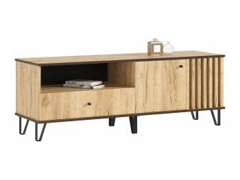 Тумба ТВ (1500) Роджина дуб крафт (Миф) в Ревде - revda.mebel-e96.ru