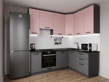 Угловой кухонный гарнитур Роза 2200*1600 мм Sanvut в Ревде - revda.mebel-e96.ru