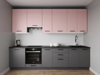 Кухонный гарнитур высокий Роза 3000 мм (Санвут) в Ревде - revda.mebel-e96.ru