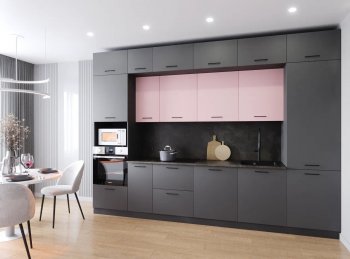 Кухонный гарнитур Роза 3400 мм (Санвут) в Ревде - revda.mebel-e96.ru
