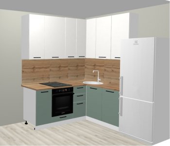 Кухонный гарнитур угловой 2000*1400 мм (Санвут) в Ревде - revda.mebel-e96.ru