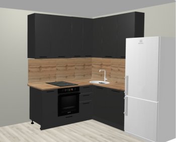 Кухонный гарнитур угловой 2000*1400 мм (Санвут) в Ревде - revda.mebel-e96.ru