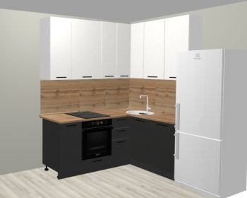 Кухонный гарнитур угловой 2000*1400 мм (Санвут) в Ревде - revda.mebel-e96.ru