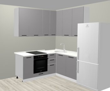 Кухонный гарнитур угловой 2000*1400 мм (Санвут) в Ревде - revda.mebel-e96.ru