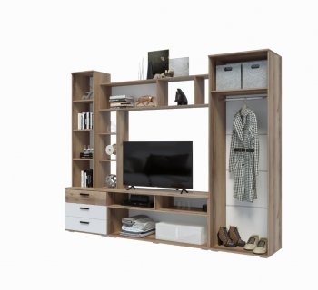 Стенка Крокус белый (Эра) в Ревде - revda.mebel-e96.ru