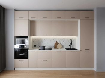 Кухонный гарнитур Шампань 3400 мм (Санвут) в Ревде - revda.mebel-e96.ru