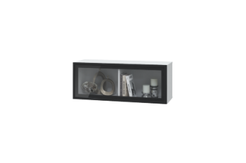 Шкаф горизонтальный с 1 стеклянной дверкой (900) Шарлиз (Можга) в Ревде - revda.mebel-e96.ru