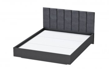 Кровать Шарм (арт.031М1) настил, Антрацит (Диал) в Ревде - revda.mebel-e96.ru