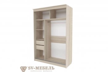 Шкаф-купе №25 1500 мм (СВ) в Ревде - revda.mebel-e96.ru