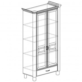 Шкаф 2-дверный Элли 571 (Яна) в Ревде - revda.mebel-e96.ru