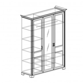 Шкаф 3-дверный Флора 900 (Яна) в Ревде - revda.mebel-e96.ru