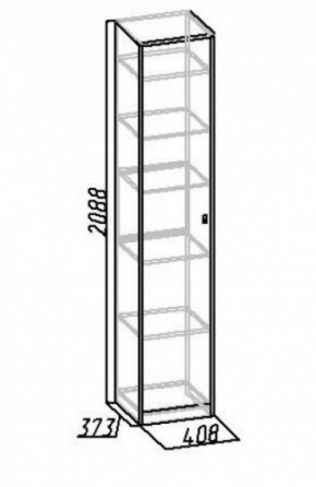 Шкаф для белья Комфорт 7 в Ревде - revda.mebel-e96.ru