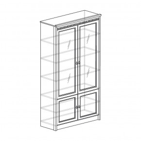 Шкаф для книг Лючия 184 дуб оксфорд (Яна) в Ревде - revda.mebel-e96.ru