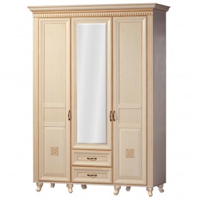 Шкаф для одежды 3-дверный с зеркалом Марлен 470 (Яна) в Ревде - revda.mebel-e96.ru
