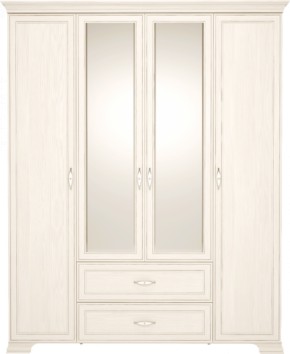 Шкаф для одежды 4-х дверный с зеркалом Венеция 2 бодега в Ревде - revda.mebel-e96.ru