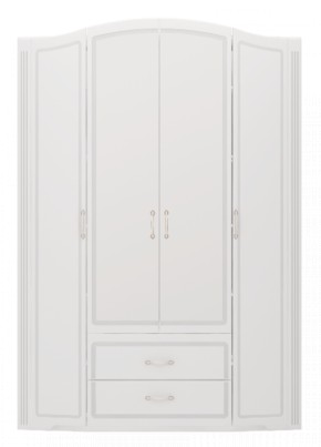 Шкаф для одежды 4-х дв.с ящиками Виктория 2  с зеркалами в Ревде - revda.mebel-e96.ru