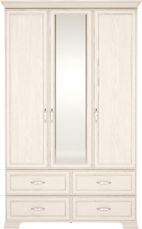Шкаф для одежды с зеркалом 3-х дв Венеция 1 бодега в Ревде - revda.mebel-e96.ru