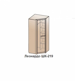 Шкаф ЛЕОНАРДО (ШК-219) Бодега белая в Ревде - revda.mebel-e96.ru | фото