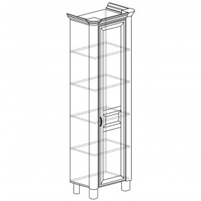 Шкаф-пенал Элли 573 (Яна) в Ревде - revda.mebel-e96.ru