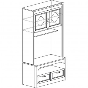 Шкаф под ТВ Флоренция 666 (Яна) в Ревде - revda.mebel-e96.ru