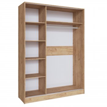 Шкаф-купе Стиль-2 1600 мм крафт/кашемир (Текс) в Ревде - revda.mebel-e96.ru