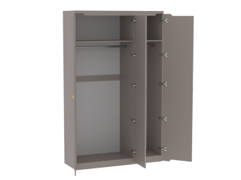 Шкаф 1400 мм 3-дверный Сиде (СБК) в Ревде - revda.mebel-e96.ru
