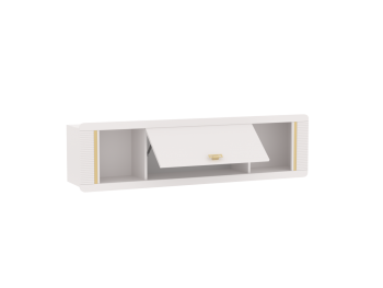 Шкаф навесной Сиде Белый (СБК) в Ревде - revda.mebel-e96.ru