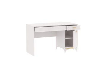 Стол письменный Сиде Белый (СБК) в Ревде - revda.mebel-e96.ru