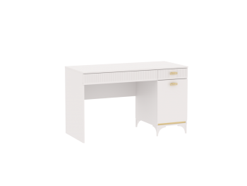 Стол письменный Сиде Белый (СБК) в Ревде - revda.mebel-e96.ru