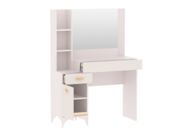 Стол туалетный Сиде Белый (СБК) в Ревде - revda.mebel-e96.ru