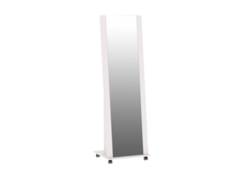 Зеркало напольное Сиде Белый (СБК) в Ревде - revda.mebel-e96.ru