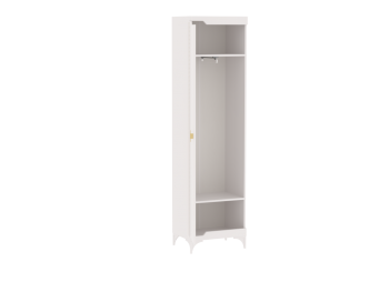 Шкаф 500 мм для одежды 1-дверный Сиде Белый (СБК) в Ревде - revda.mebel-e96.ru