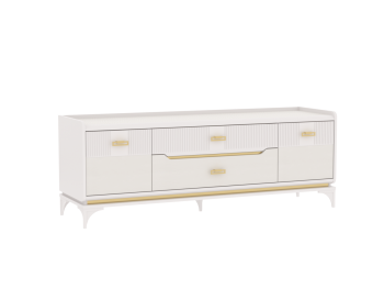 Тумба ТВ Сиде, Белый (СБК) в Ревде - revda.mebel-e96.ru