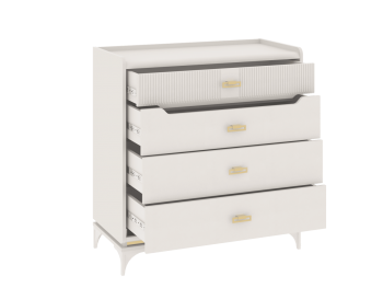 Комод малый Сиде Белый (СБК) в Ревде - revda.mebel-e96.ru
