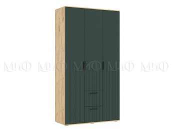 Шкаф 1200 мм Сильвия, крафт/грин (Миф) в Ревде - revda.mebel-e96.ru