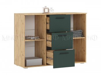 Комод Сильвия, крафт/грин (Миф) в Ревде - revda.mebel-e96.ru