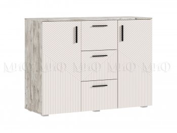 Комод Сильвия, дуб юкон/кашемир (Миф) в Ревде - revda.mebel-e96.ru