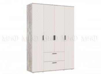 Шкаф 1600 мм Сильвия, дуб юкон/кашемир (Миф) в Ревде - revda.mebel-e96.ru