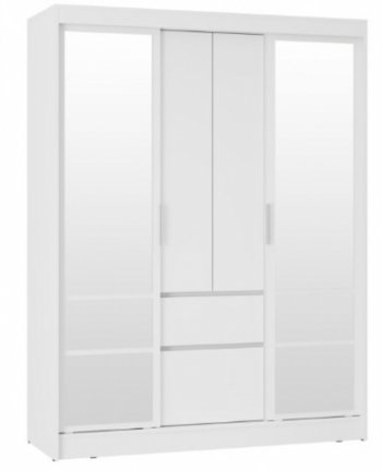 Спальный гарнитур Симпл модульный, Белый (БТС) в Ревде - revda.mebel-e96.ru