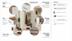 Система Стелс Комод 1в2д1ящ Дуб сонома/Белый в Ревде - revda.mebel-e96.ru